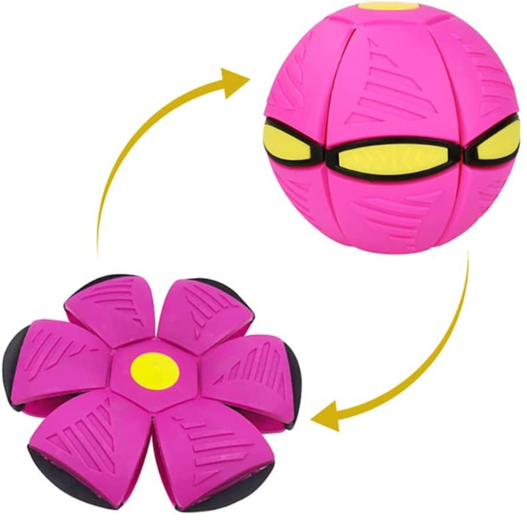 Minge Transformabila 2 in 1 - Minge Zburatoare si Frisbee pentru distractie in familie