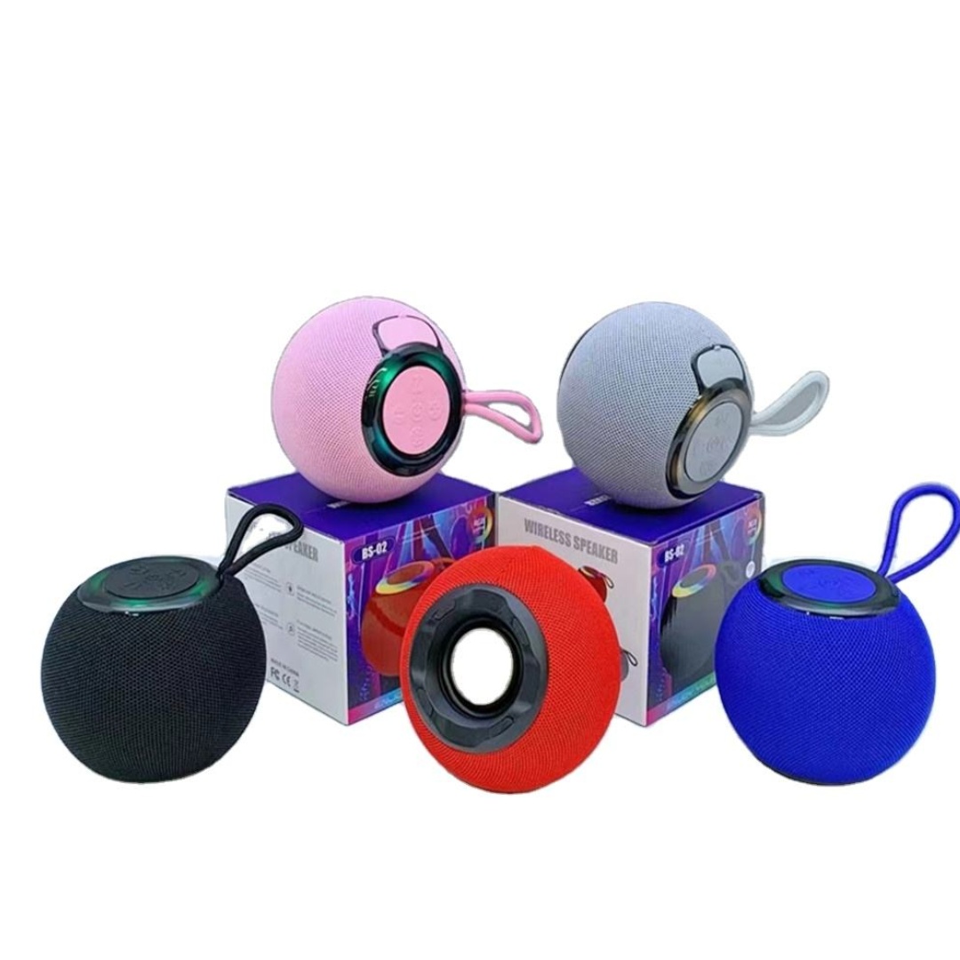 Boxa Portabila Bluetooth BS-02 cu LED RGB - Sunet Puternic, Radio FM, USB/TF, Design Modern