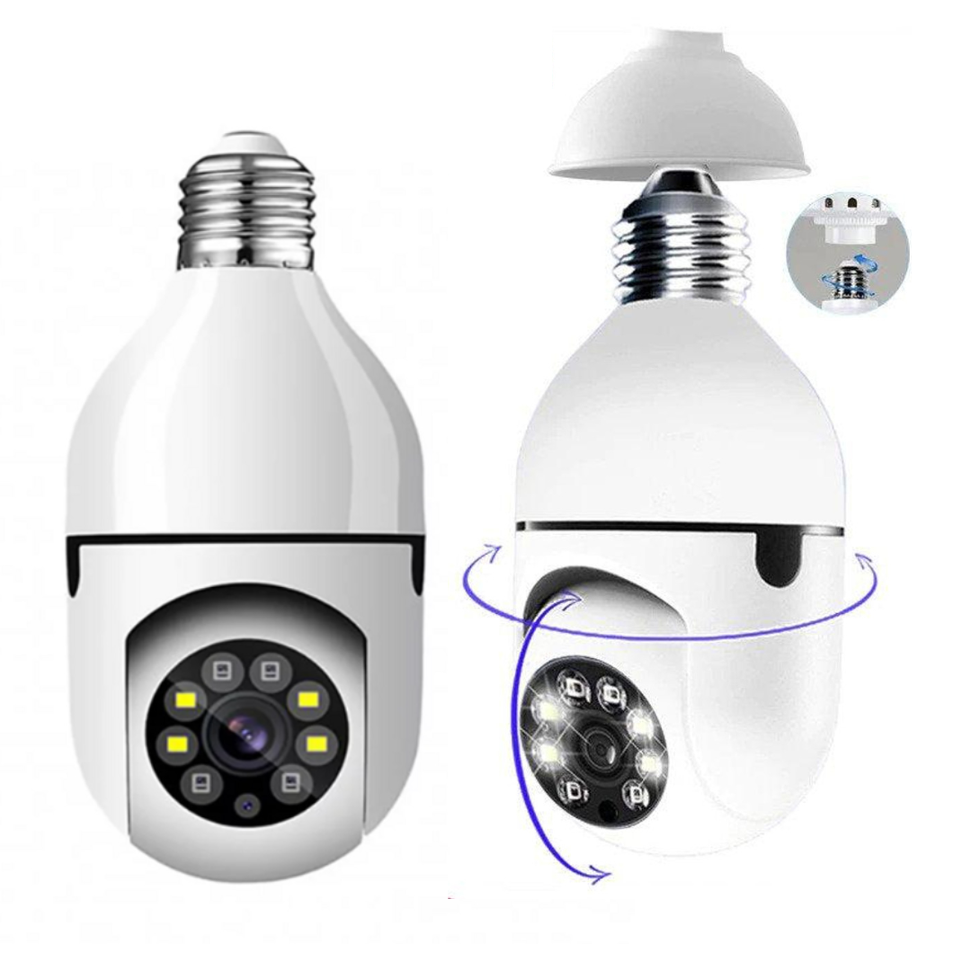 Set 2 Camere WiFi Supraveghere Full HD 355° - Rotire Automata, Detectie Miscare, Audio Bidirectional