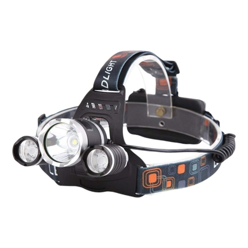 Lanterna Frontala LED Profesionala 5000 Lumeni - Reincarcabila USB, Raza 500m