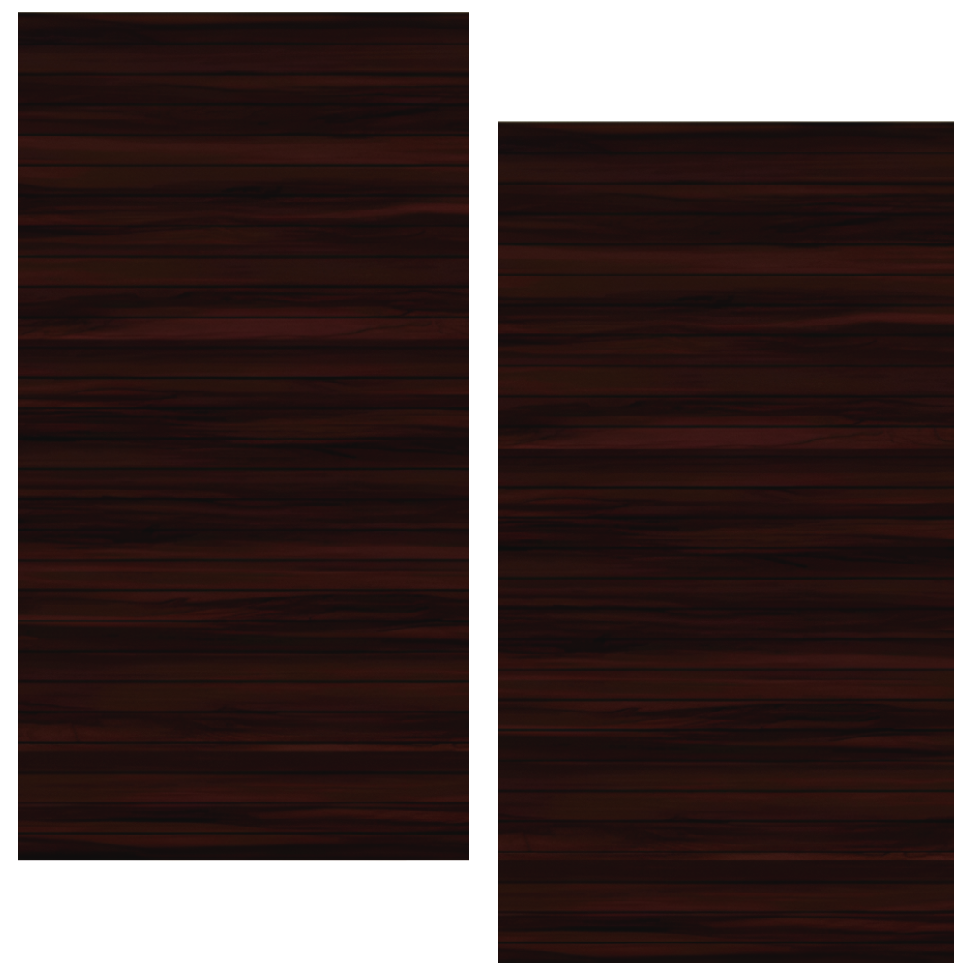 Pachet! 1+1 Tapet autoadeziv  RIFLAJ decorativ, lemn maro inchis 60 cm x 2.48 m 