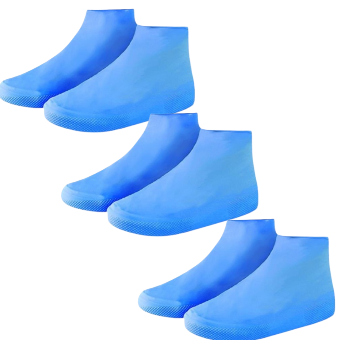 Set 3 Huse protectoare din silicon pentru incaltaminte - Impermeabile si antiderapante