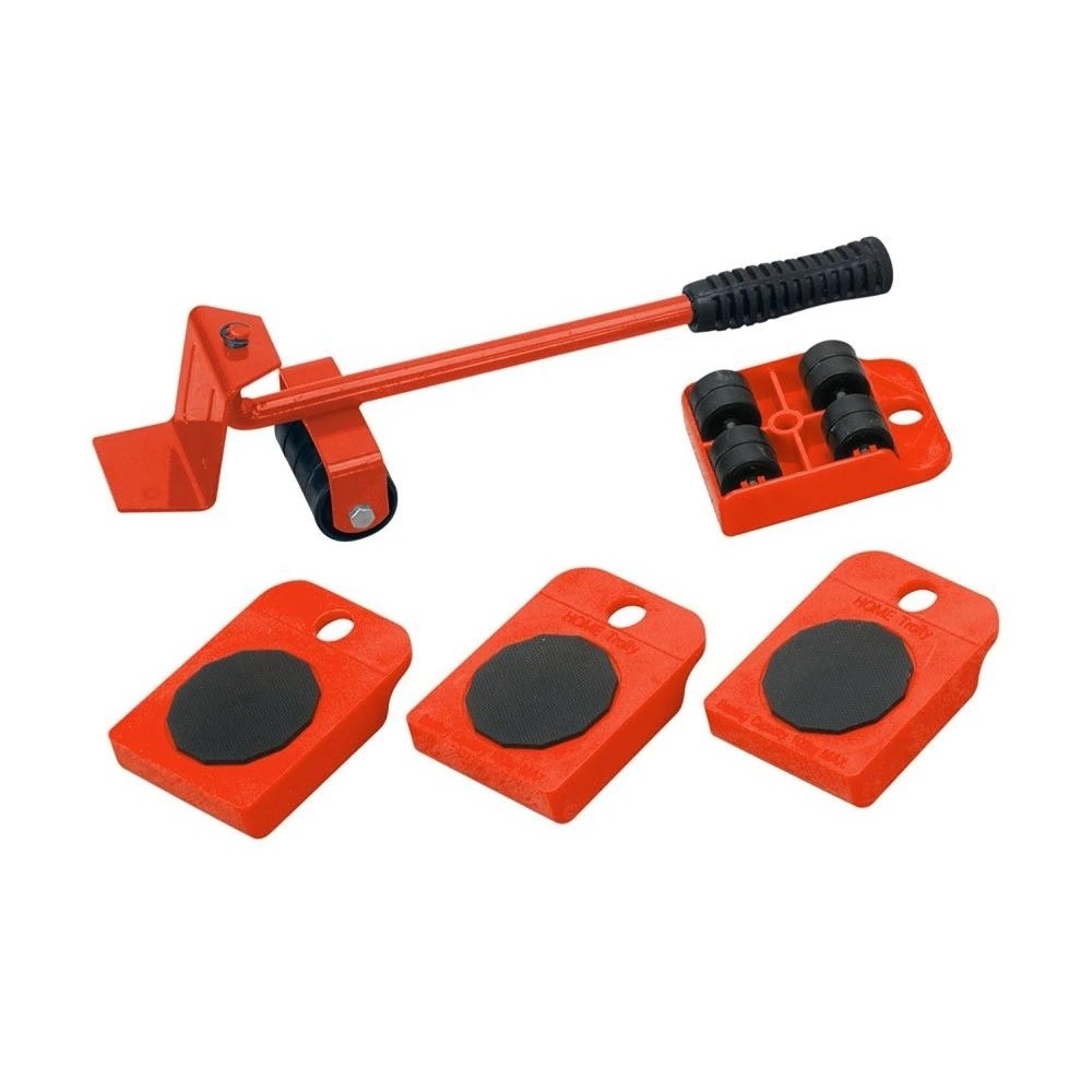 Set profesional pentru transportat si ridicat mobilier - Kit cu role si parghii pentru mutari usoare