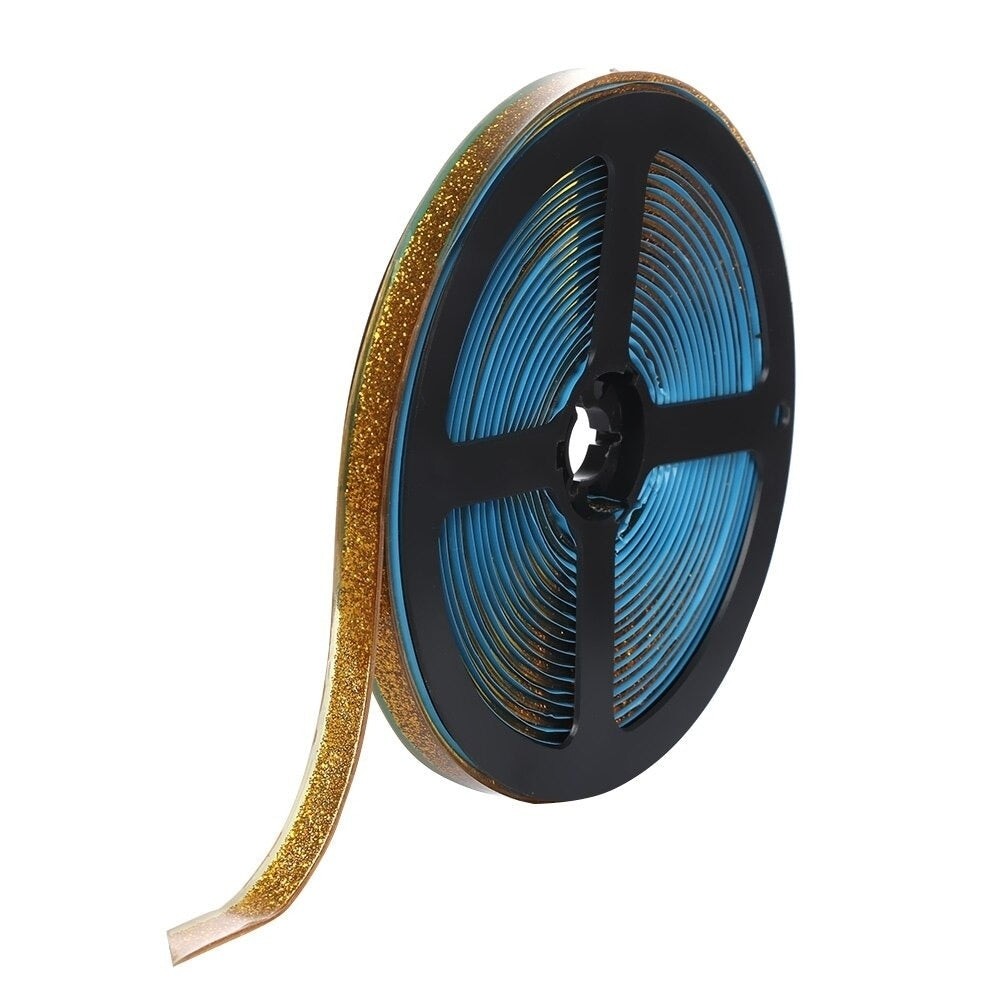 Lichidare de stoc. Banda adeziva decorativa pentru rosturi gresie si faianta, 6 m, auriu