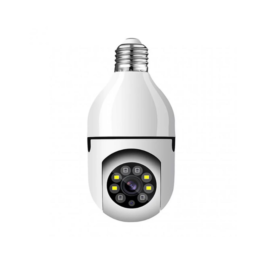 Camera de Supraveghere WiFi Tip Bec cu Rotire 355° Full HD - Senzor de Miscare PIR si Audio Bidirectional