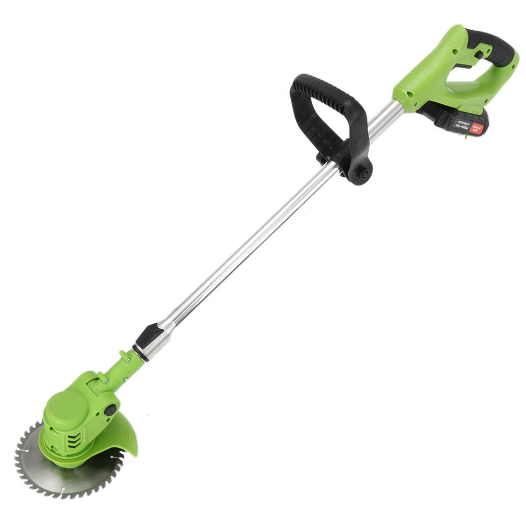 Motocoasa Electrica Profesionala cu 2 Acumulatori 48V 4000mAh - Lama Dubla pentru Iarba si Crengi