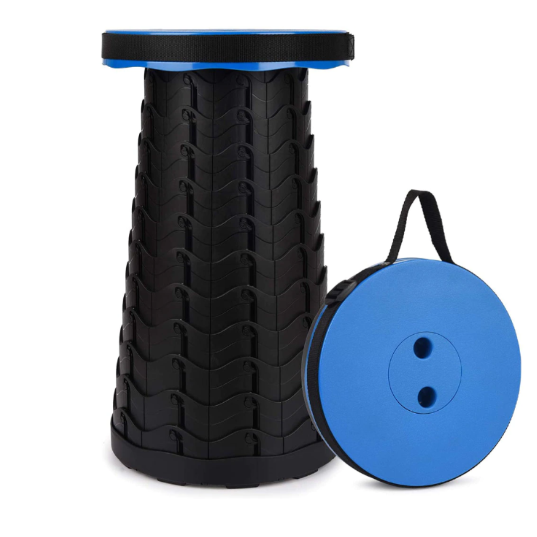 Scaun Pliabil Telescopic Portabil - Reglabil 5-45cm pentru Camping, Pescuit si Drumetii