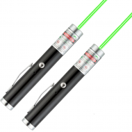 Set 2 Pointere Laser Verde - Indicatoare Luminoase pentru Prezentari si Astronomie