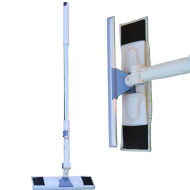 Mop 180° cu laveta microfibra si racleta silicon - Curatenie profesionala