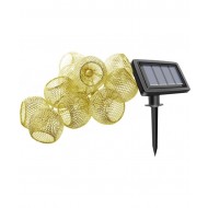 Ghirlanda LED Solara 8 Becuri - Decoratiuni Luminoase Gradina cu Lumina Alba Calda