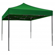 Pavilion Pliabil 3x3m Verde - Cadru Metalic Rezistent, Rapid de Montat pentru Evenimente