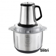 Tocator Electric Profesional 5L - Inox, Multifunctional Carne si Legume