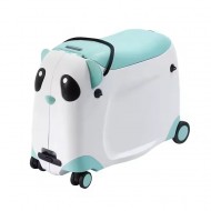 Valiza Copii cu Roti Design Panda - Functie Scaun si Geanta de Mana Calatorii