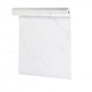Folie autoadeziva perete marmura alba 0.6x3m - Aplicare fara adeziv