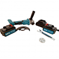 Polizor Unghiular Fara Fir WERSTIL 48V - 2 Acumulatori Li-Ion, Incarcator si Cutie Transport