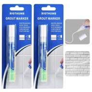 Marker Alb pentru Retusare Rosturi Gresie si Faianta - Oferta 1+1 Gratis