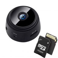 Camera de Supraveghere WiFi 1080p cu Vedere Nocturna + Card MicroSD 32GB - Pachet Complet