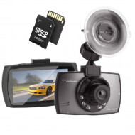 Camera Auto DVR HD cu Ecran LCD 6cm + Card 32GB - Pachet Complet