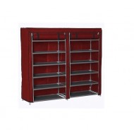 Dulap Textil Portabil pentru Incaltaminte - Organizator 36 Perechi cu Fermoare