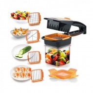 Feliator Manual Multifunctional cu 3 Lame - Cubulete, Felii si Sticks pentru Fructe si Legume