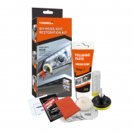 Kit Complet Restaurare Faruri Auto - 15 Piese cu Paste Polish, Discuri Abrazive si Bureti
