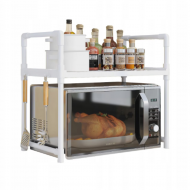 Raft organizator pentru microunde - Design compact cu spatiu extra de depozitare