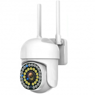 Camera Supraveghere Exterior WiFi Smart - Vedere Nocturna Color, Detectare Miscare + Card 32GB