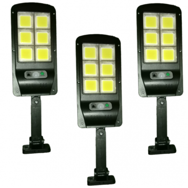 Set 3 Lampi Solare LED cu Senzor Miscare 120° - Iluminat Exterior Wireless