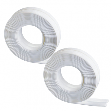 Set 2x Banda Adeziva Etansare Alba 3.8cm - Impermeabilizare Profesionala Bucatarie & Baie