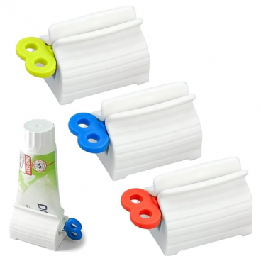 Set 3 Dispozitive Presare cu Role pentru Pasta de Dinti si Creme - Cu Maner Rotativ