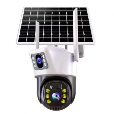 Camera de Supraveghere IP Smart WiFi cu Lentila Duala si IR - Alarma Miscare si Microfon
