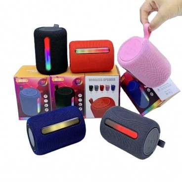 Boxa Portabila Wireless BS-03 - Bluetooth, Radio FM, LED, Sunet Stereo Puternic