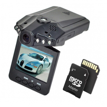 Set Complet Camera Auto DVR HD 720p + Card Memorie 32GB - Pachet de Siguranta Auto