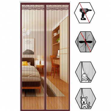 Perdea Magnetica Anti-Insecte cu Inchidere Automata - Protectie Eficienta