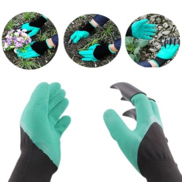 Manusi de Gradinarit cu 4 Gheare - Protectie Completa pentru Maini si Unghii