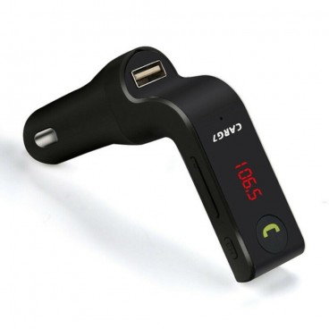 Modulator FM Auto Bluetooth cu Ecran Digital - Kit Handsfree, Incarcator USB si Radio